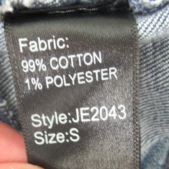 ELAN Womens Straight Jeans Semi Distressed, Stretch, Mid Rise, Sz Small - Picture 13 of 14